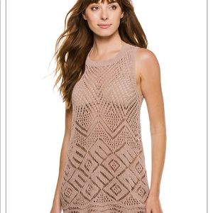 Allison New York Fringe Crotchet Tunic